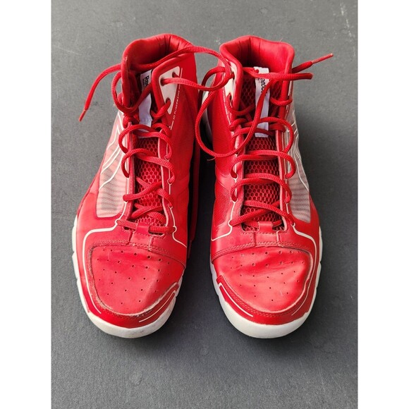 Reebok Mens Sublite Red Basketball Shoes Sneakers Size 12